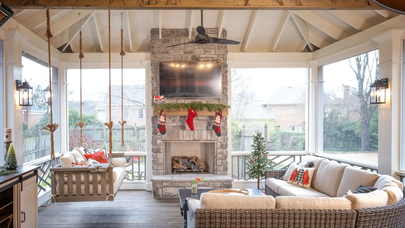 Hip Roof Custom Screen Porches — Stories From The Porch | Porch Company Nashville + Franklin | Porch Ideas + Inspiration — The Porch Company - A Design Build Construction Company