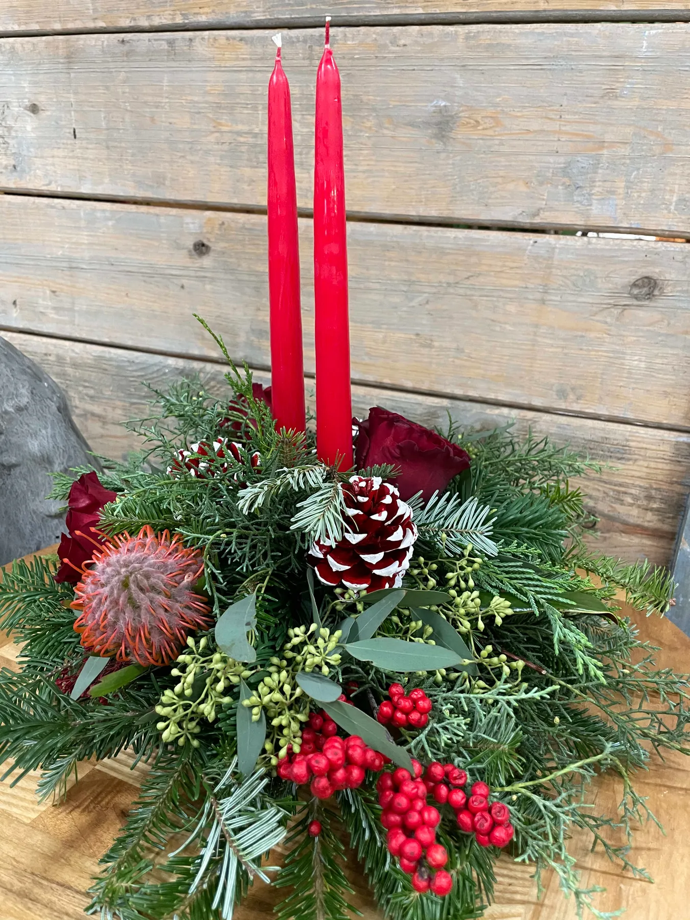 Holiday Centerpiece 2021 in Pittsford, NY | Gallea's Greenhouse & Florist