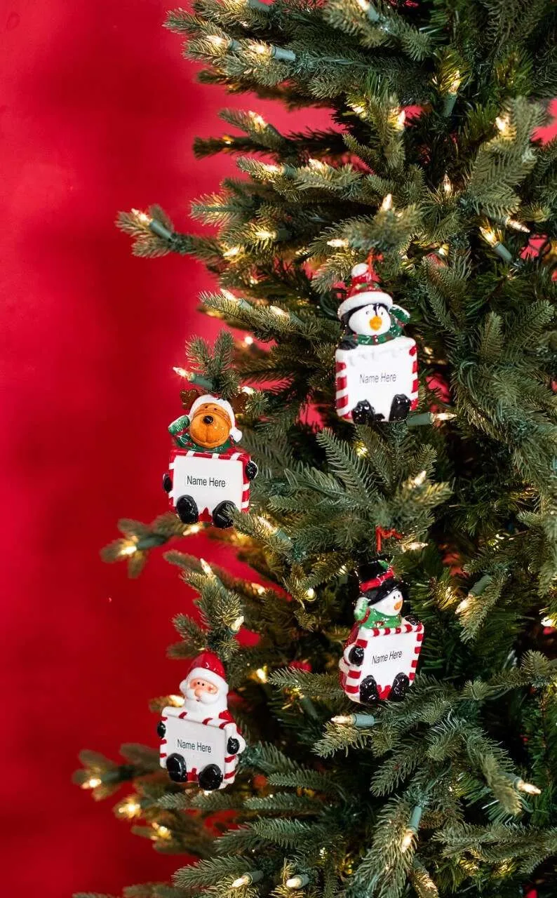 Holiday Character Name Christmas Ornaments Penguin