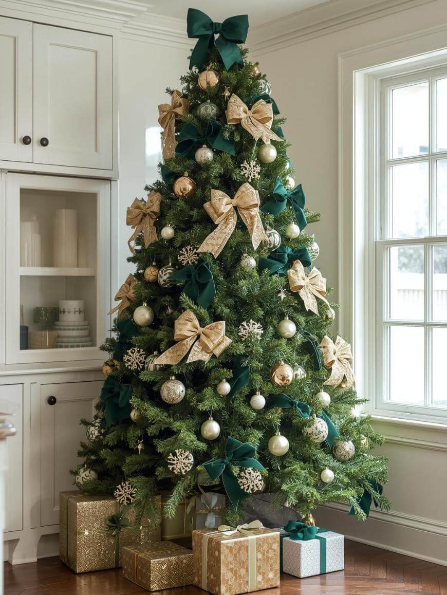 Holiday Decor Green Decorated Tree Christmas Trees 37 Creative Christmas Tree Themes Elegant Tree Decorating Ideas