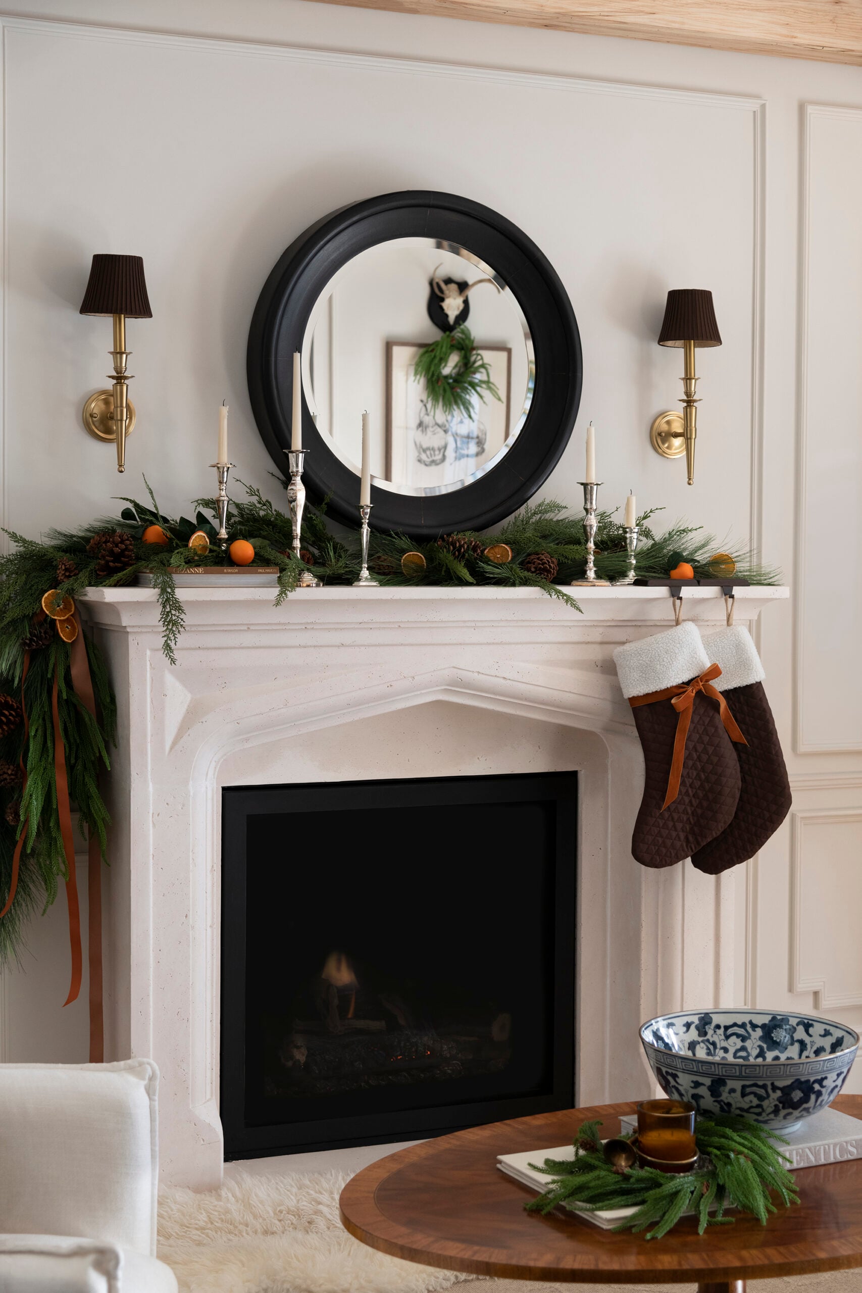 Holiday Mantel Styling: 5 Classic Looks - Room for Tuesday