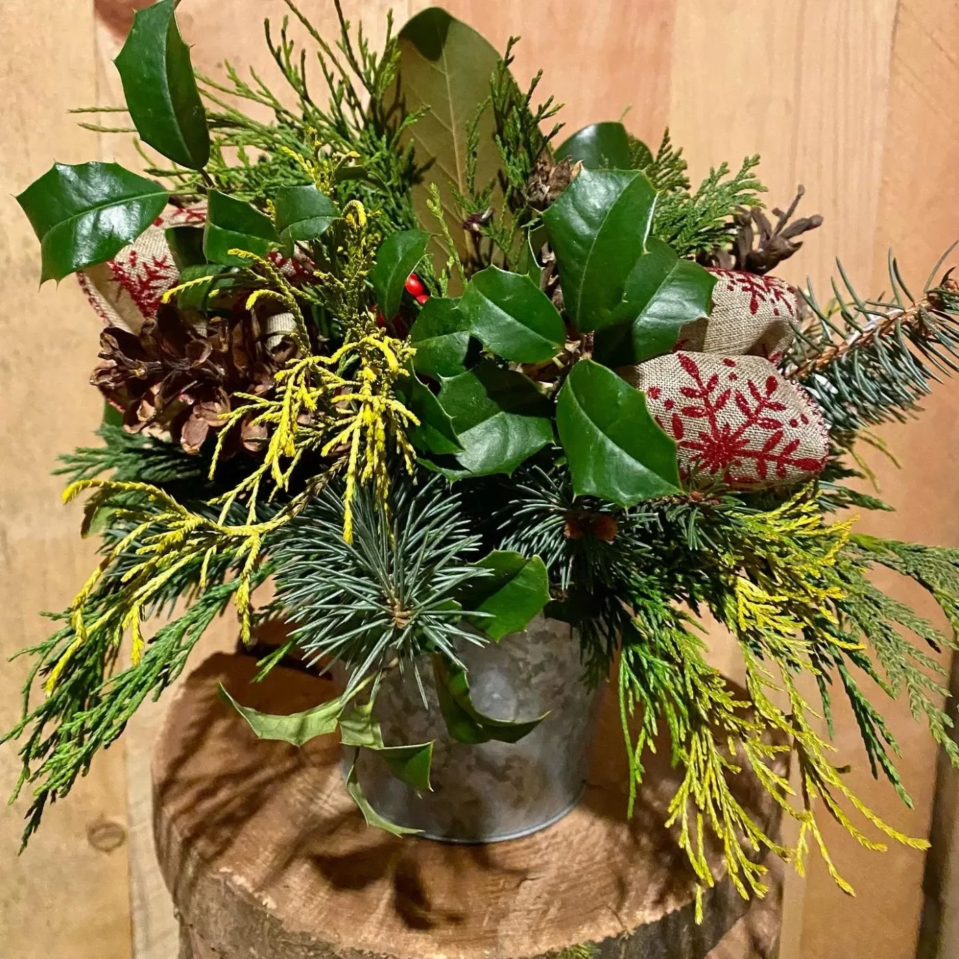 Holiday Porch Pots - Simple and Festive — The Greensmith Flower Farm