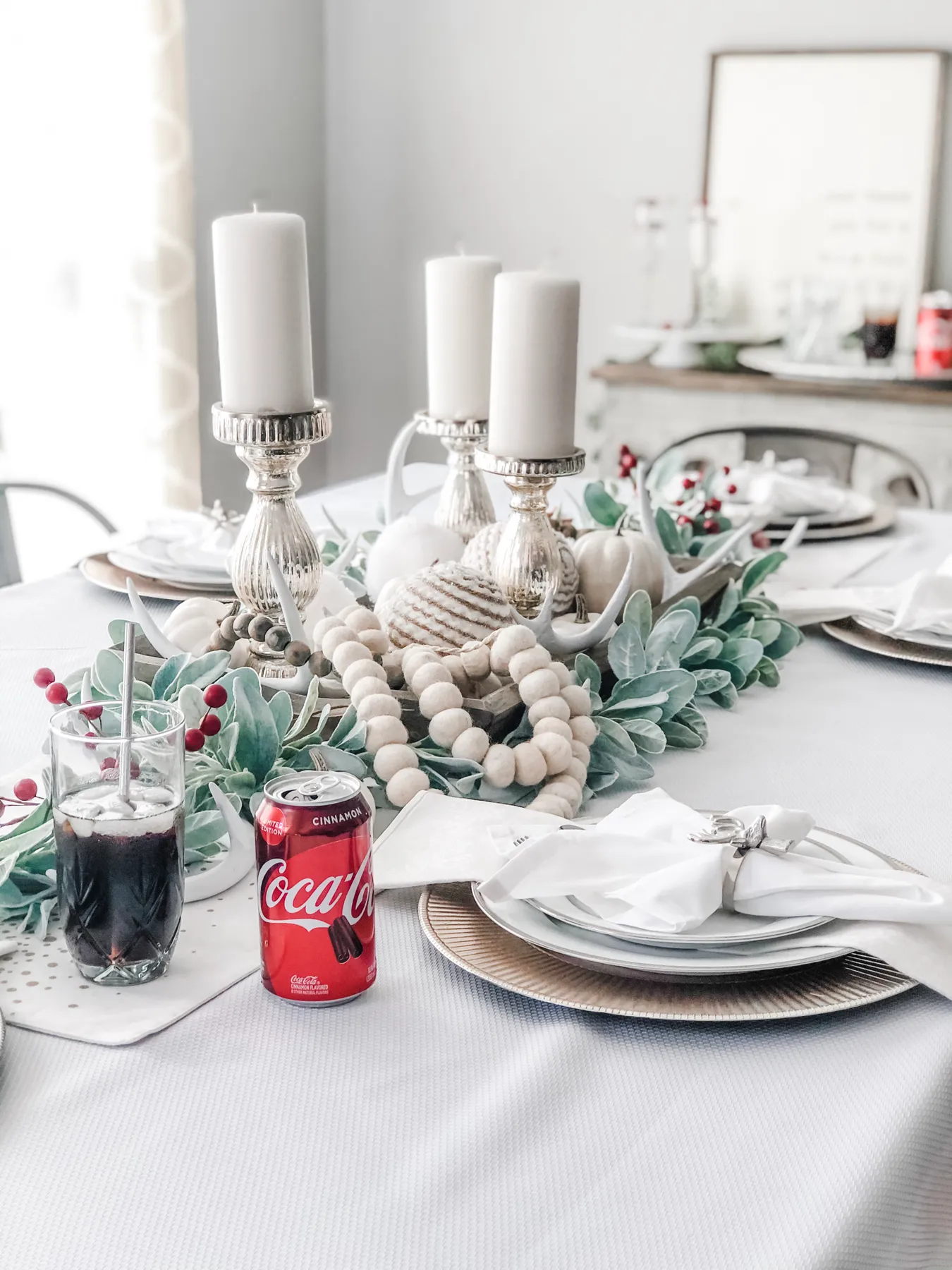 How to Create a Winter White Harvest Tablescape - Southern Made Simple