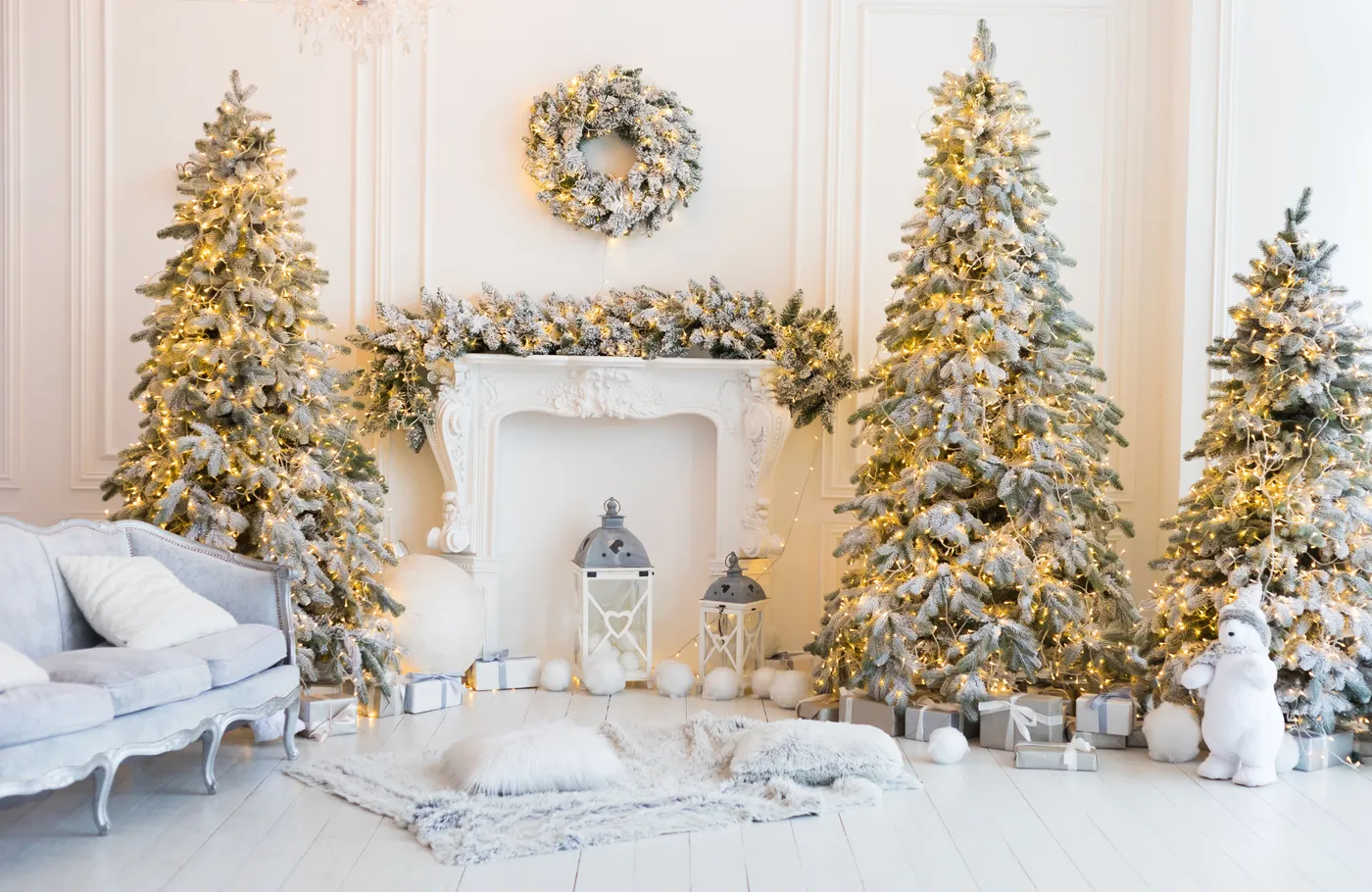 How to Decorate Around the Christmas Tree - Andrea Lavigne Design