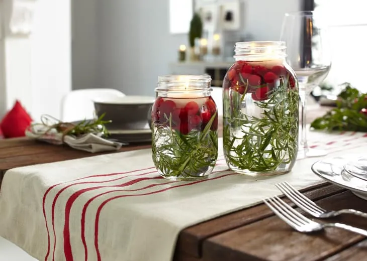 How To Decorate for Christmas With Only a Trip to the Grocery Store |  Apartment Therapy