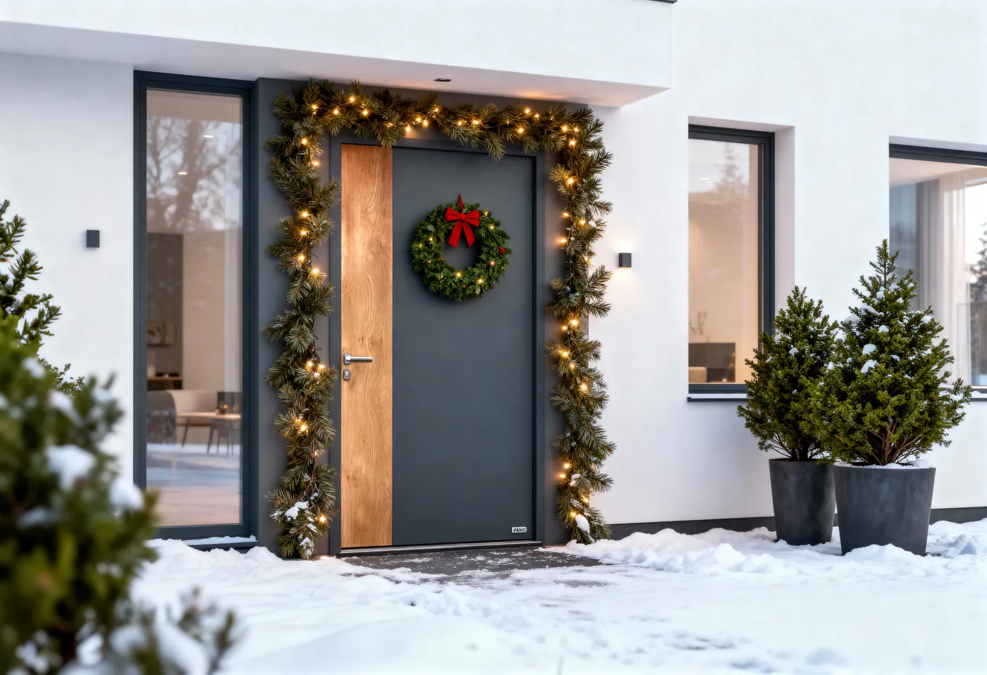 How to decorate your door for Christmas? - DAKO