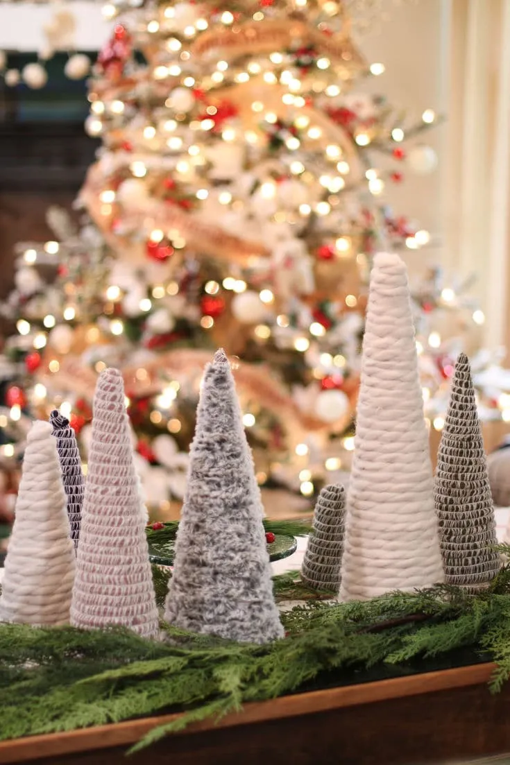 How to Easily Create a More Marvelous Mini Christmas Tree Tabletop Display