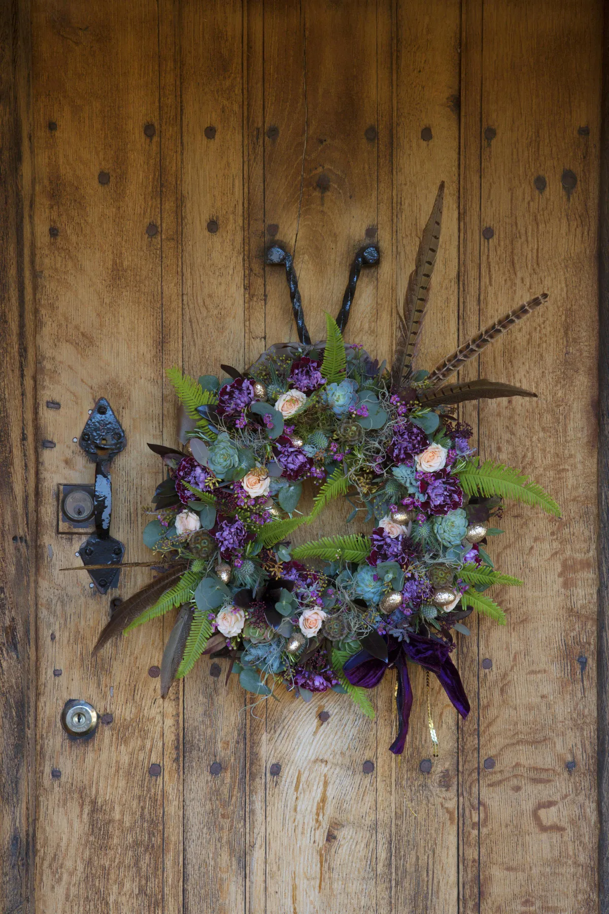 How to make a Christmas wreath from garden foliage | Great British Life