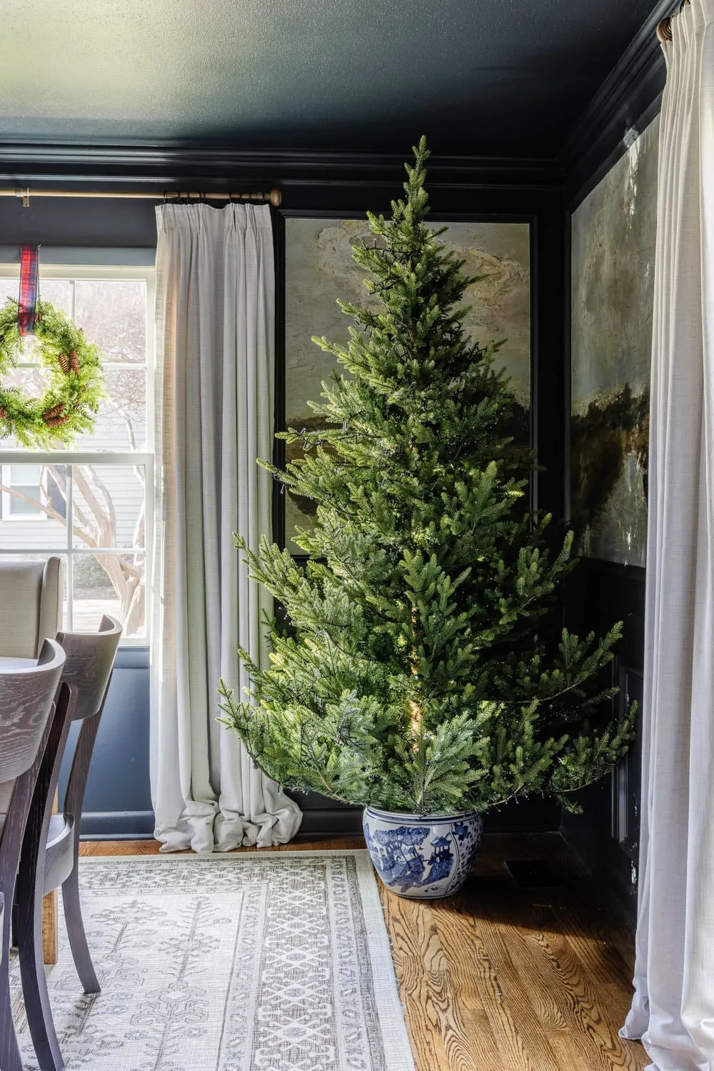 How to Make a DIY Christmas Tree Stand Using a Planter Pot - Bless'er House