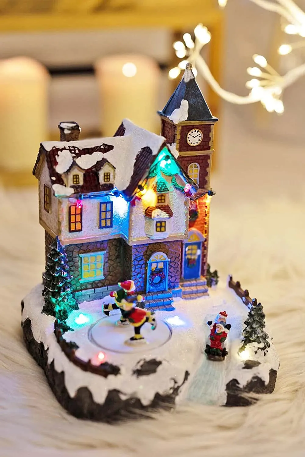 How to Make Perfect Snow for Your Christmas Village