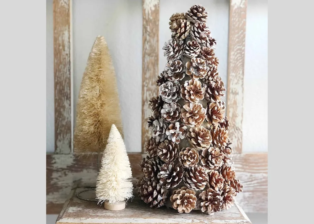 How to Make Pinecone Christmas Trees Decorations?