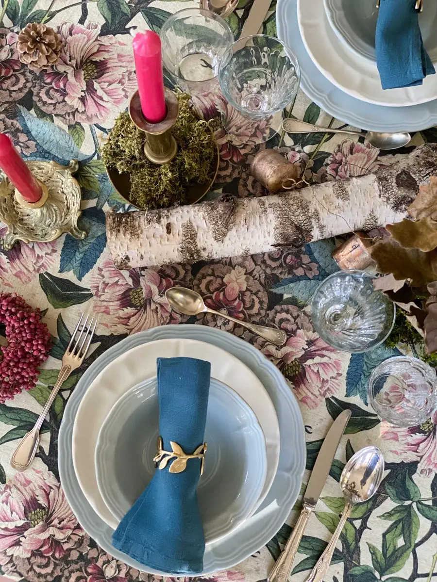 How to set a rustic French table for winter?