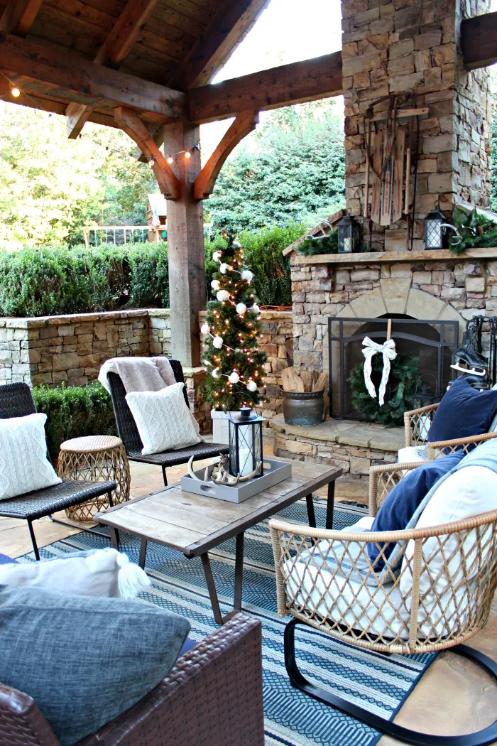 How to Turn Your Back Porch into a Winter Wonderland - Southern State of Mind Blog by Heather
