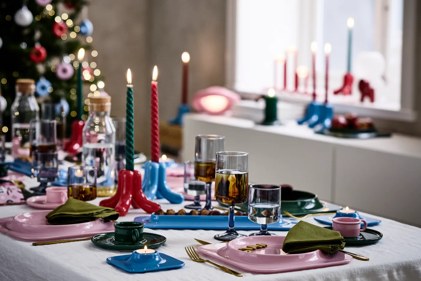 IKEA's New Holiday Collection Puts Meatball Plates and an Unexpected Color  Combo on Display