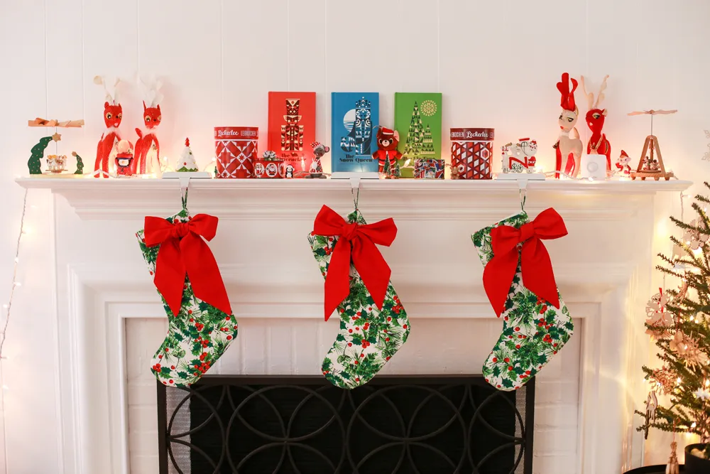 In Color Order: Handmade Christmas Stockings (and Template Download)