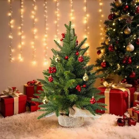 Indoor Artificial Christmas Tree With Lights The Holiday Aisle® Christmas Tree With LED Lights, Silver