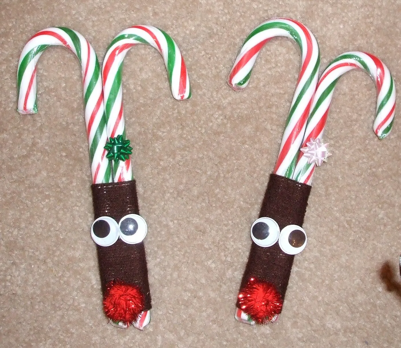 Jean's Crafty Corner: Day 13 of the 20 Days of Christmas: Reindeer Candy Canes