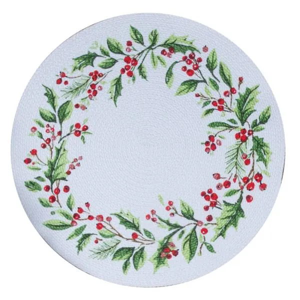 Kay Dee Designs Winterberry Braided Placemat - H8354 | Blain's Farm & Fleet