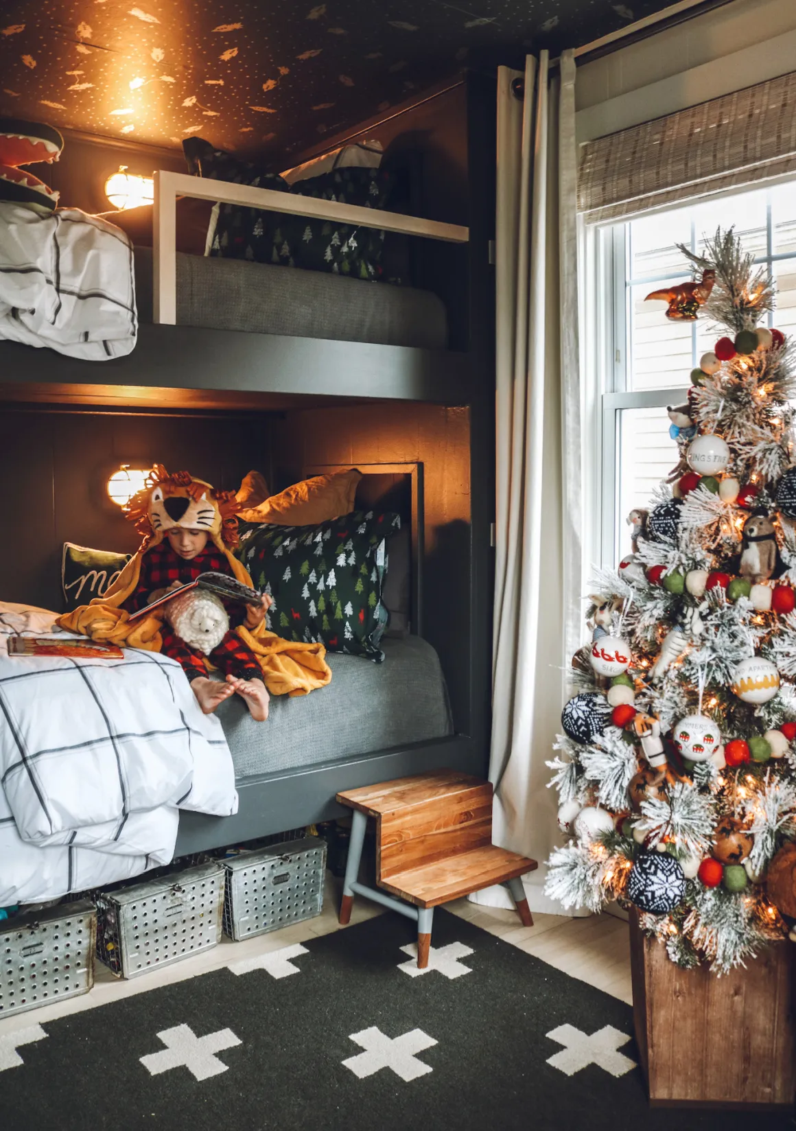 Kids Personalized Room Christmas Decor / In BedroomFinn's Bunk Retail & Girls Share