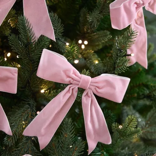 Large Christmas Tree Clips Set Of Velvet Bow Christmas Tree Clips