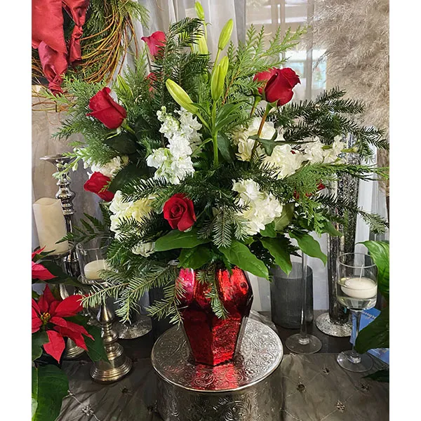 Large Red and White Christmas - XM0056 | Cherryhill Flowers