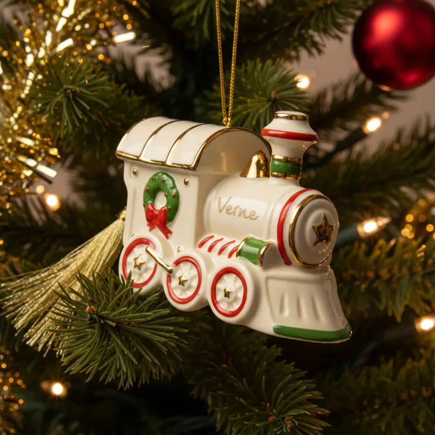 Lenox My Holiday Train 2026 | Personalized Christmas Ornament