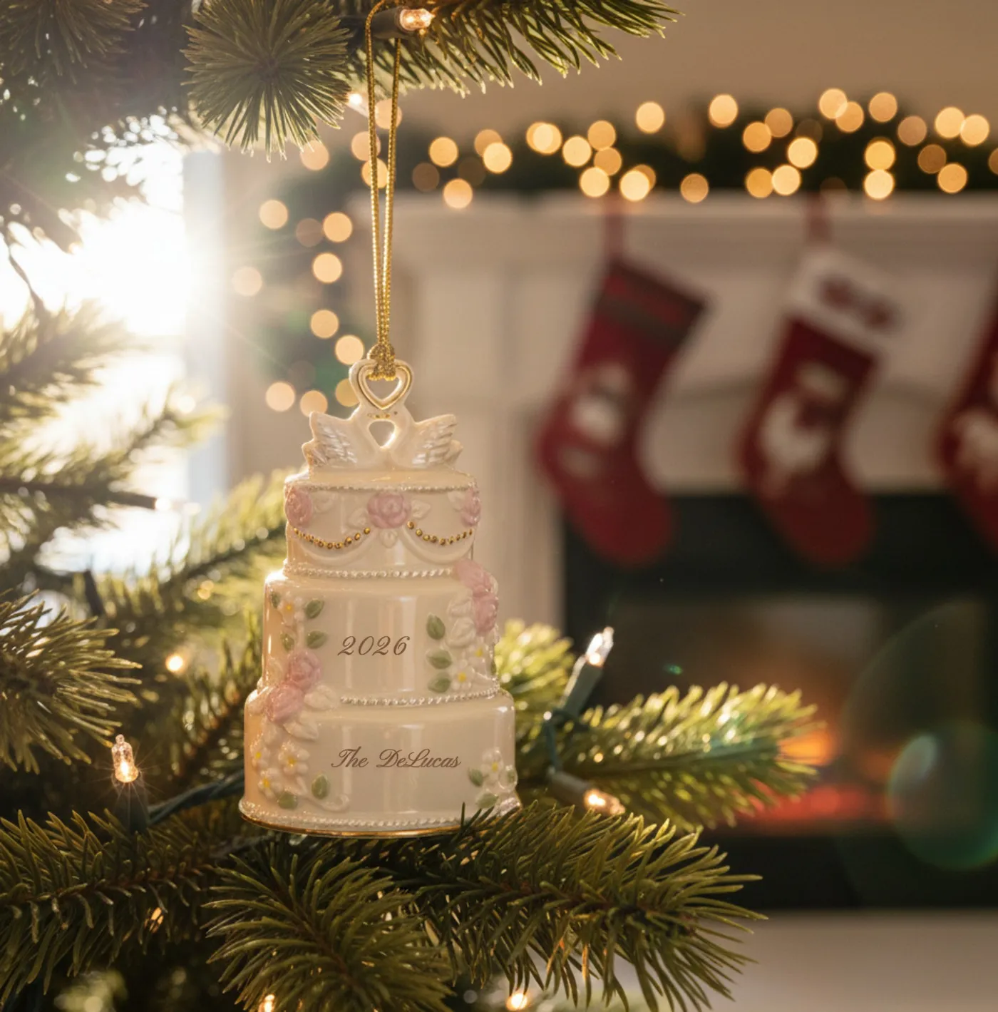 Lenox Personalized Our 1st Christmas Together 2026 | Personalized Christmas  Ornament