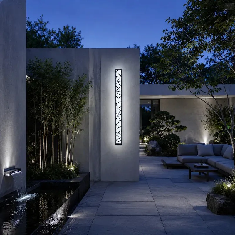 Linear Luxe Outdoor Sconce Essential / Cool White / 180cm / 70.9in