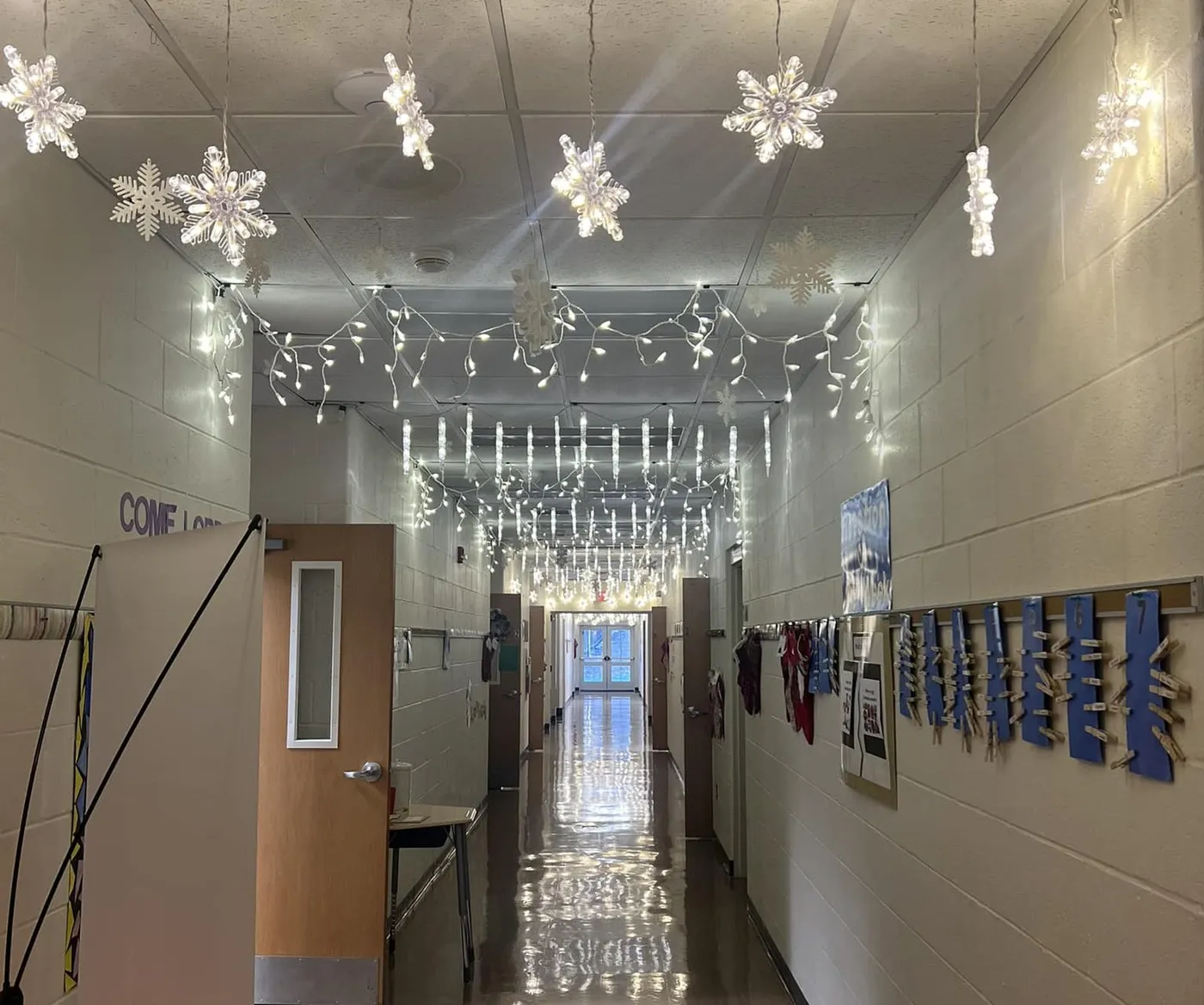 Local Business Owner Turns John Paul II Center for Special Learning Into Winter Wonderland - BCTV