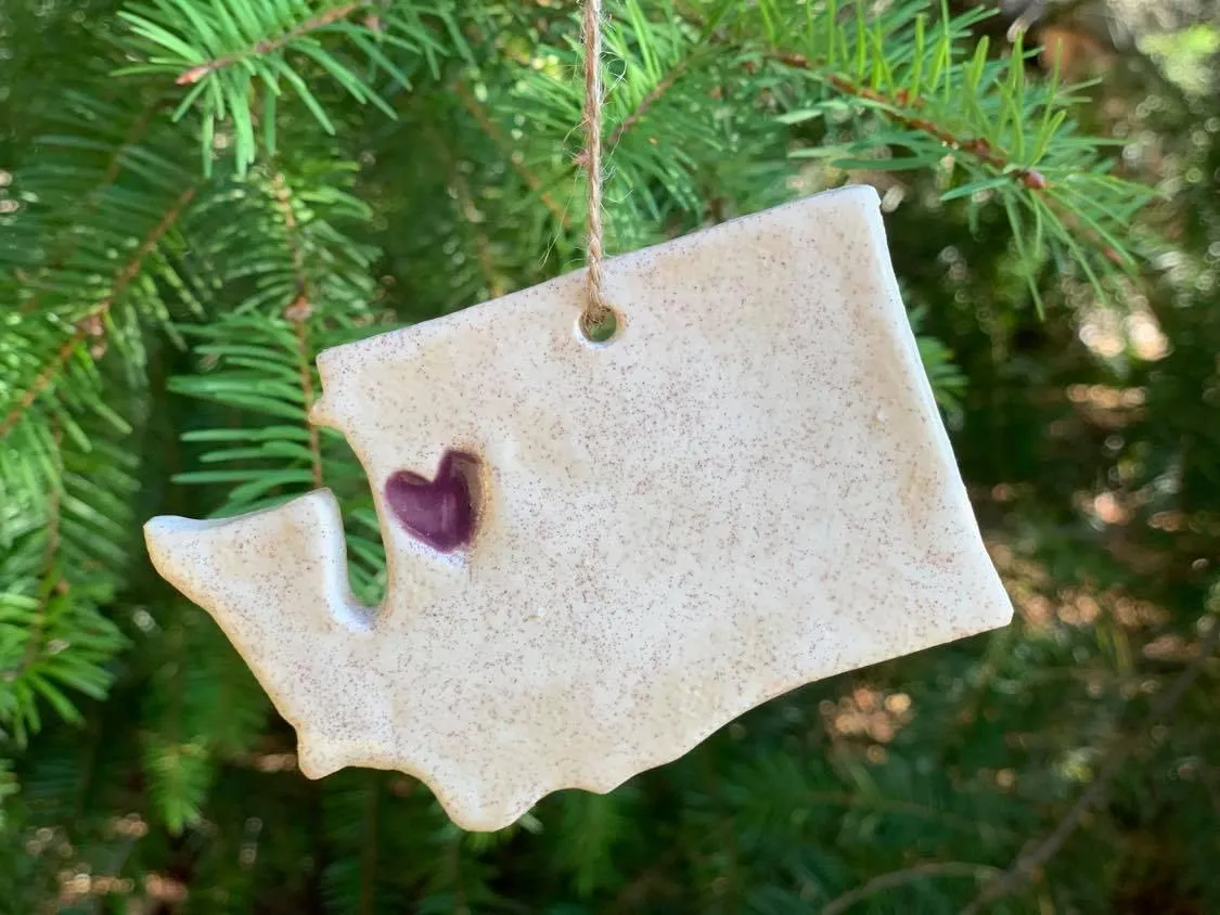 Local Love Custom US State Ornament – Plot Twist Pottery