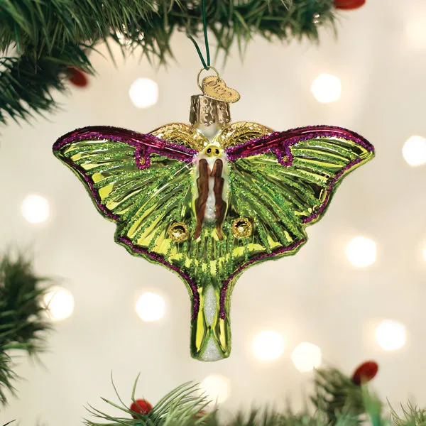 Luna Moth Ornament | Nature-Inspired Christmas Tree Decoration | MARILU –  Marilu