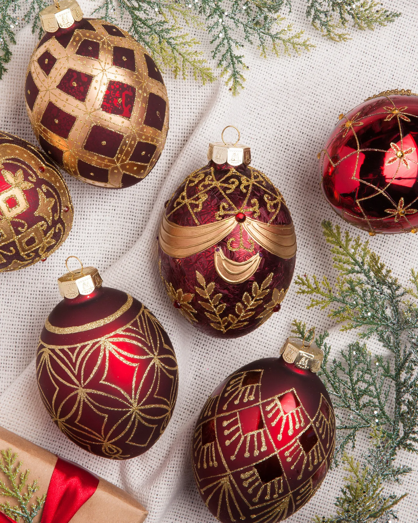 Luxury Christmas Tree Decorations Revolutionary Sale , Brilliant Bordeaux Shop Bauble Collection Balsam Hill