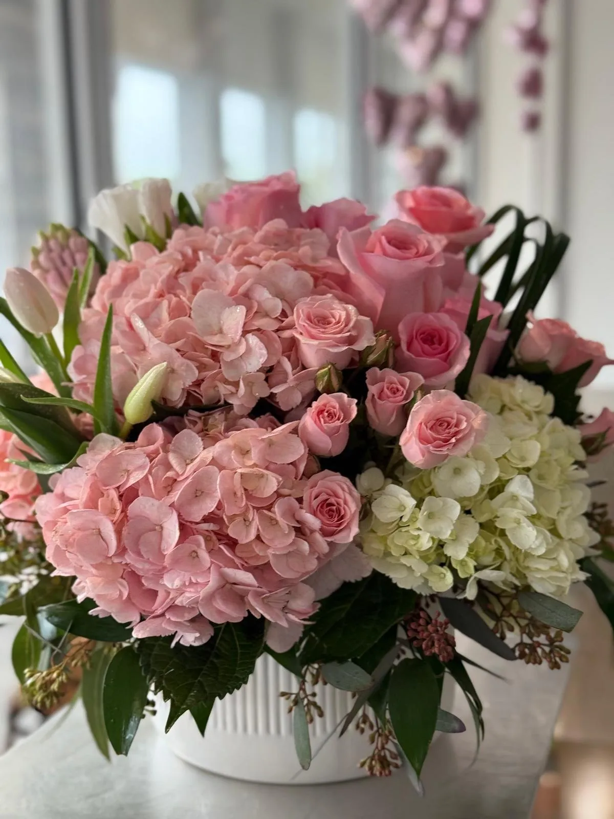 Luxury Pink: flower arrangement