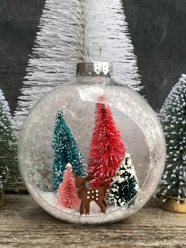 Me and My Pink Mixer: DIY Snow Globe Christmas Ornament