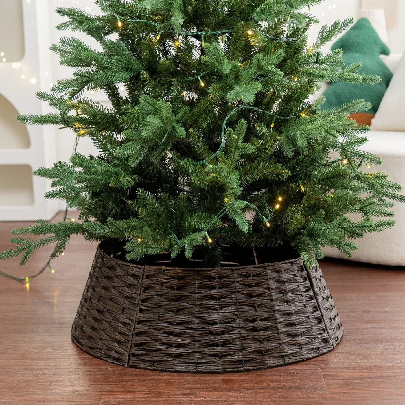 Metal & Woven Christmas Tree Collars | Walmart Canada