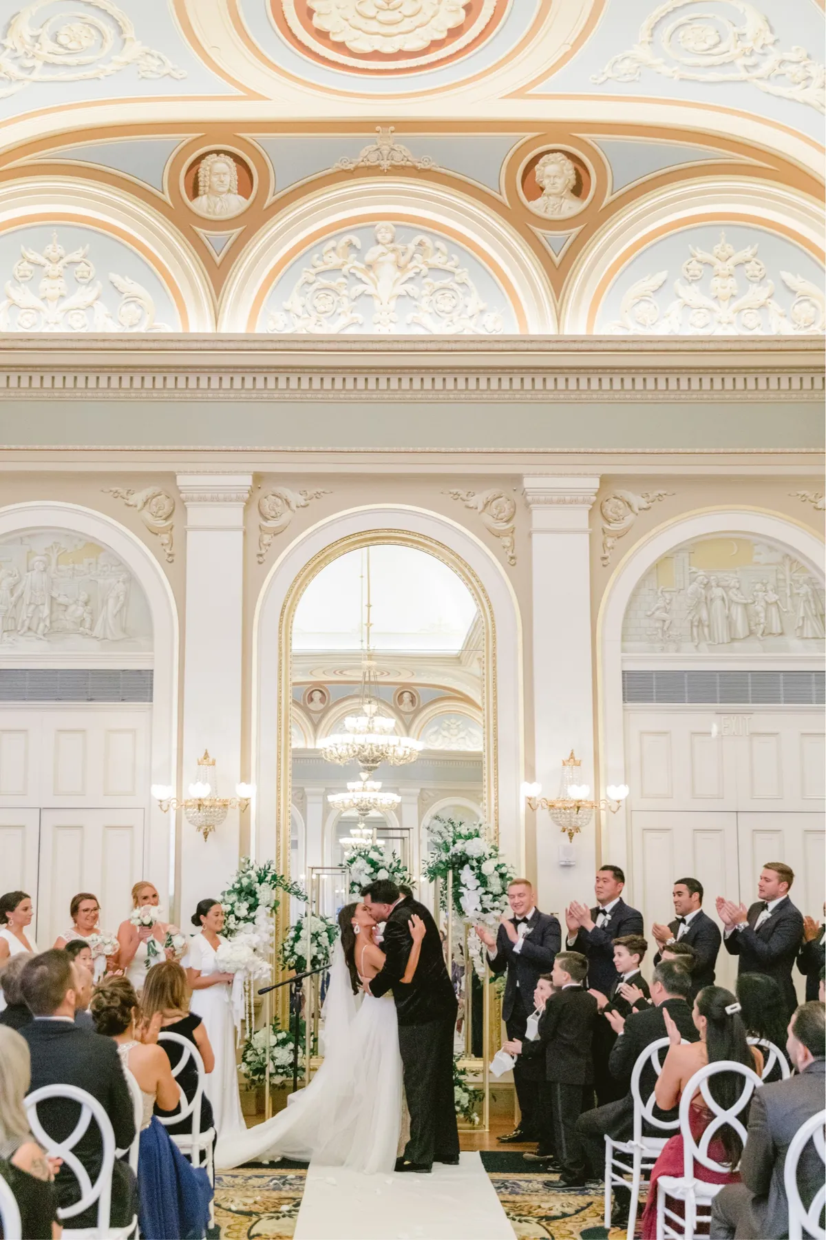 Milanee & Amine | Stylish NYE Wedding at The Academy of Music | Emily Wren  Photography - emilywren.com