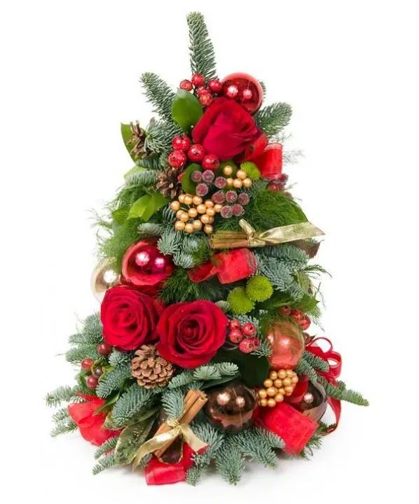 Mini Christmas Tree Arrangement - Mini xmas tree