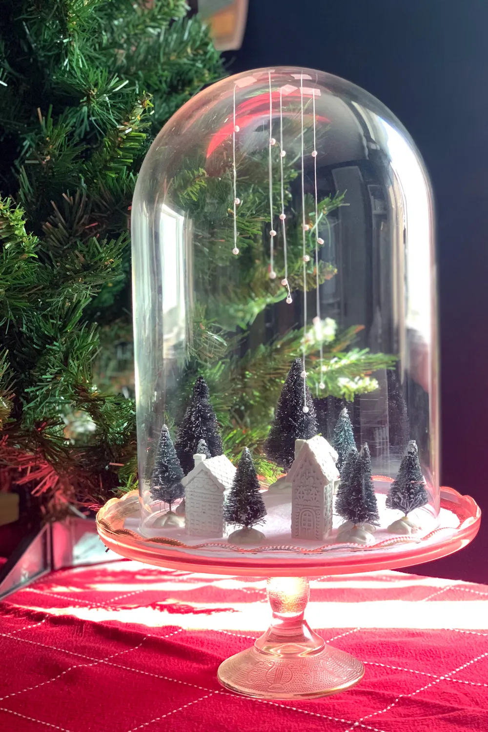 Mini Christmas Village Tabletop Decor