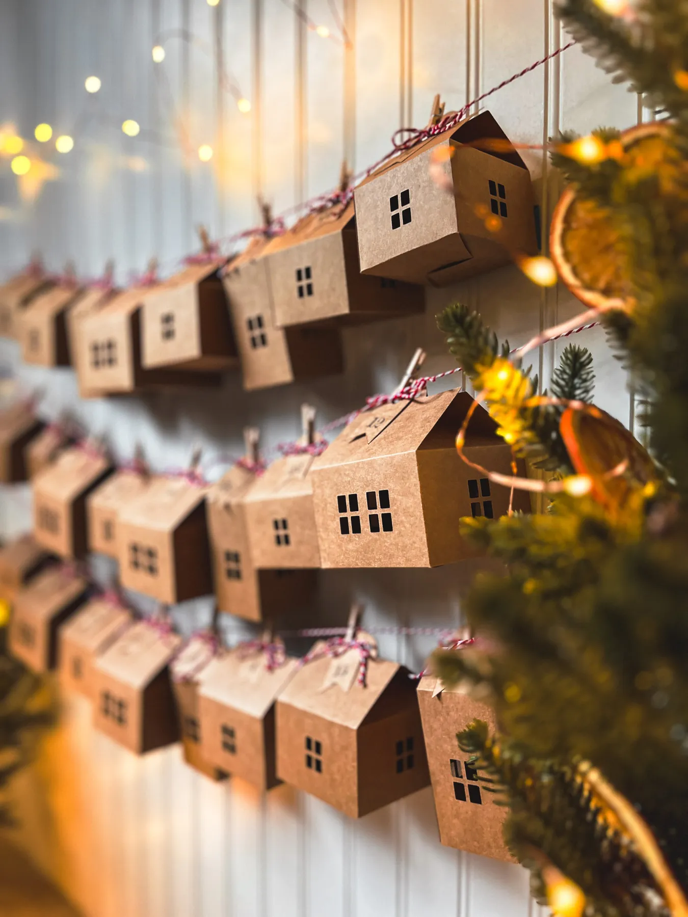 Modern Advent Village Modo Winter Village Wooden Advent Calendar – Modo Creative