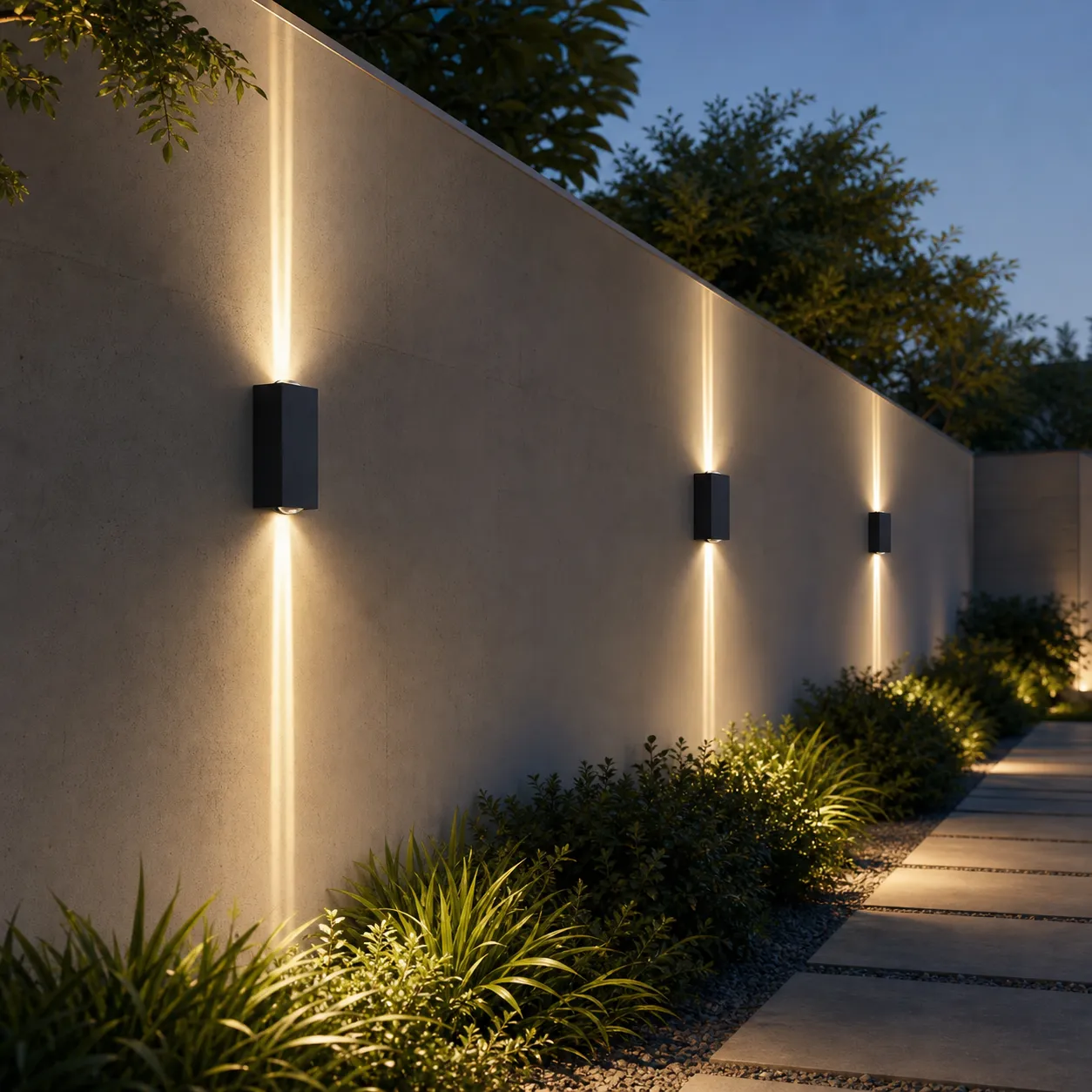 Modern LED Waterproof Outdoor Beam Wall Light, Outdoor Wall Sconce | EP  Designlab – EP Designlab LLC