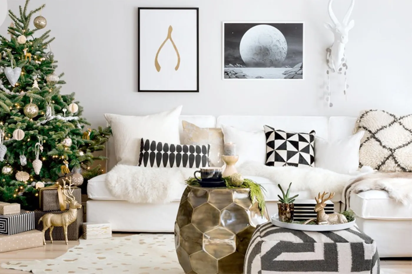 Modern Scandi-chic Christmas home with Norwegian style | Style at Home