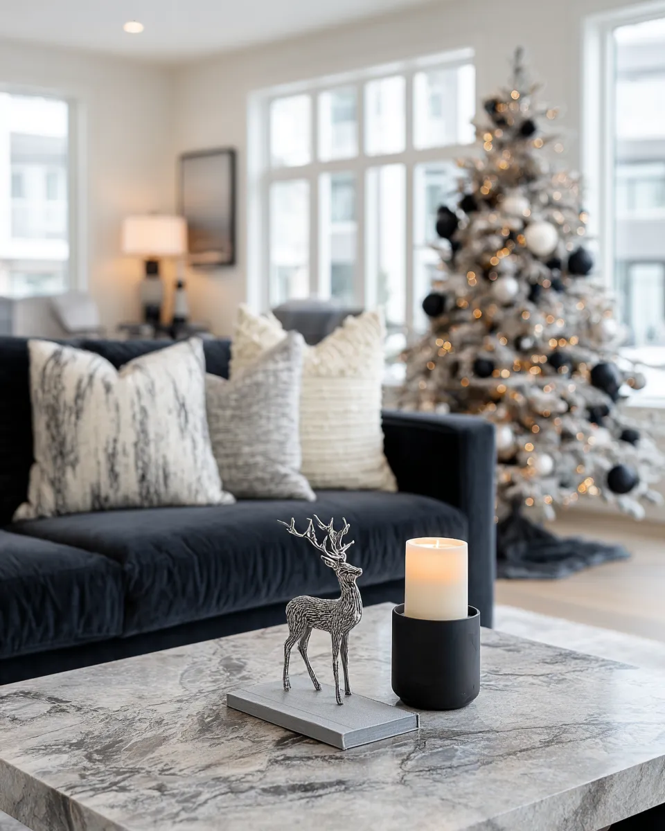 Monochromatic Christmas Decor: Chic, Sophisticated & So Easy! 🖤✨
