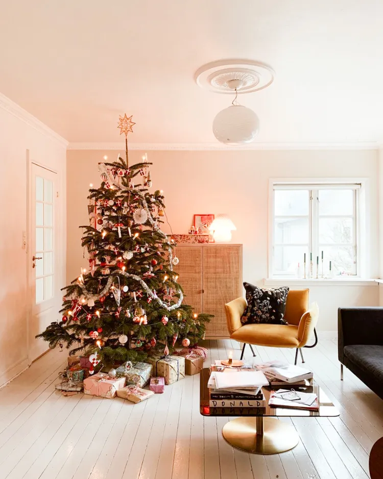 my scandinavian home: A Colourful, Vintage Inspired Danish Home At Christmas
