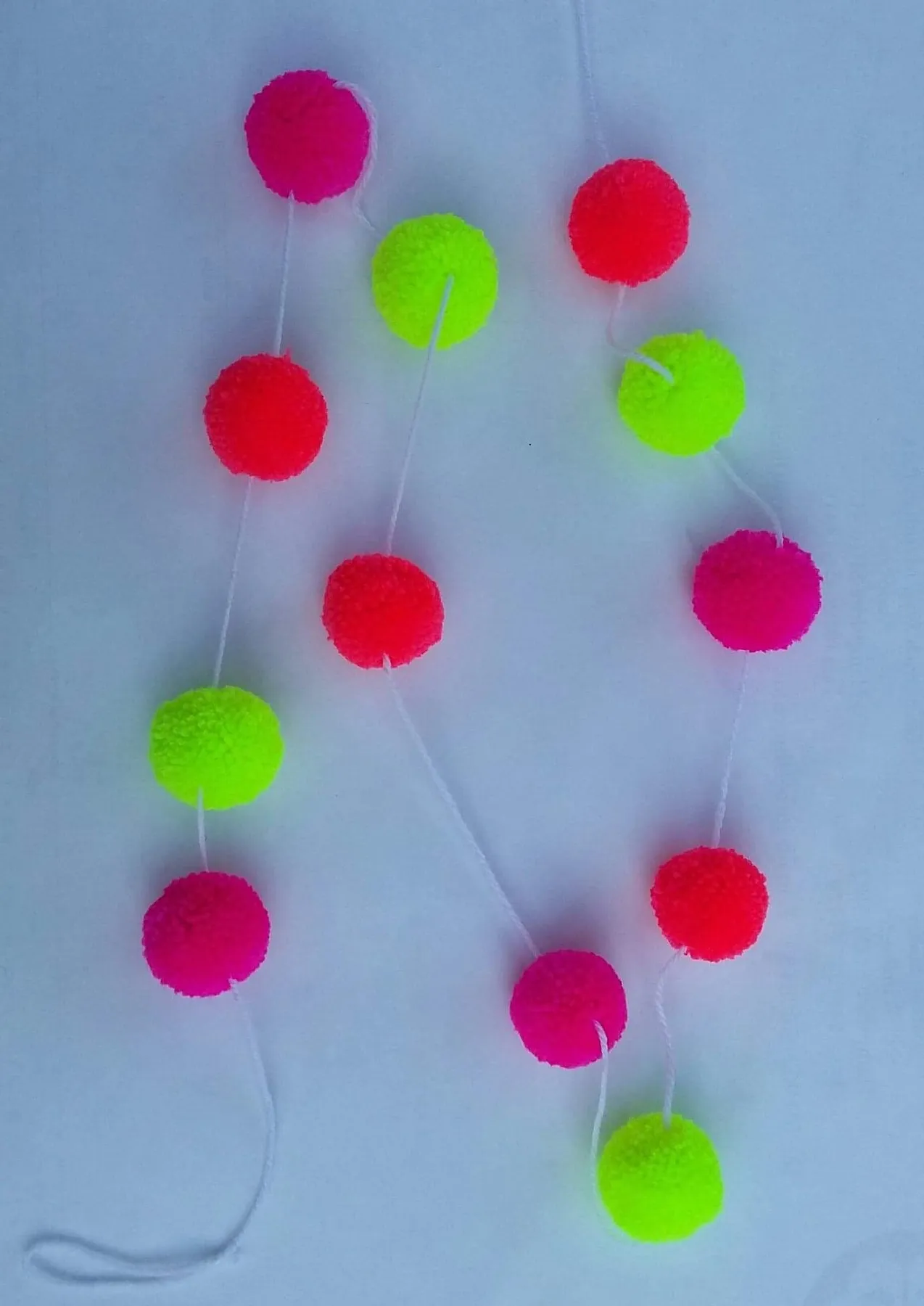 Neon Pom Pom Garland 1.5 metre – Purely Pom Poms