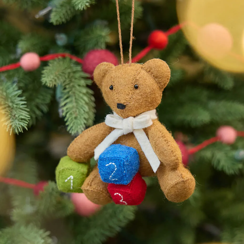 New Baby Teddy Bear Ornament
