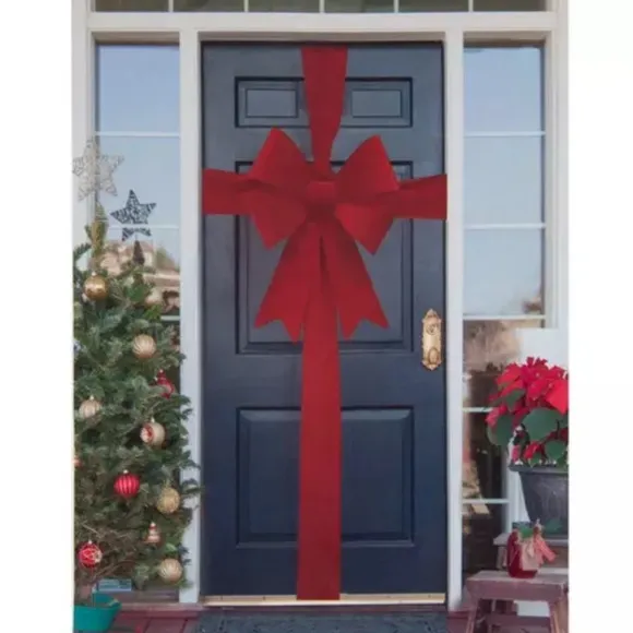 New in package! Red Door Bow and Ribbon Wrap to make your door look like a