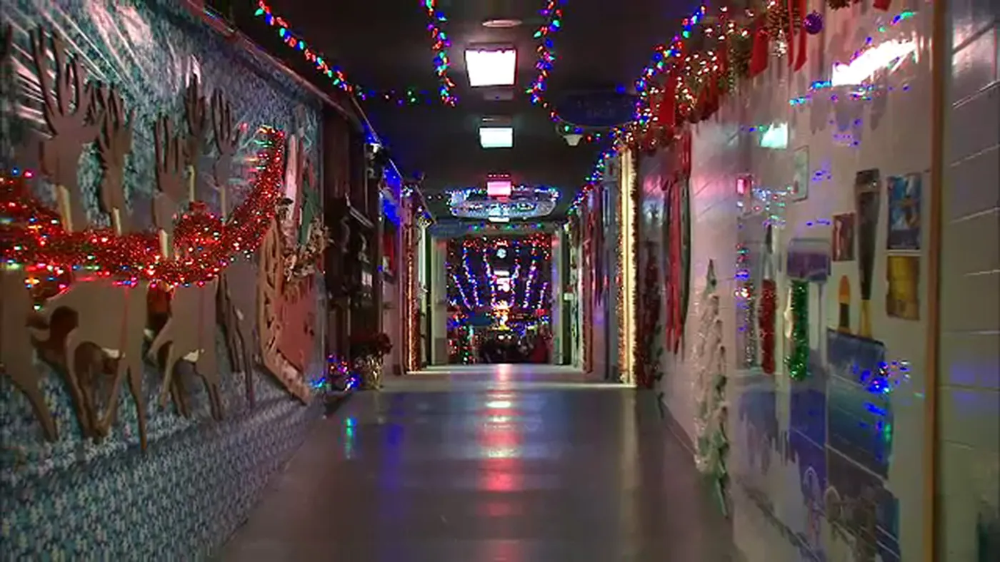 New York hospital turns basement into a winter wonderland - ABC7 San Francisco