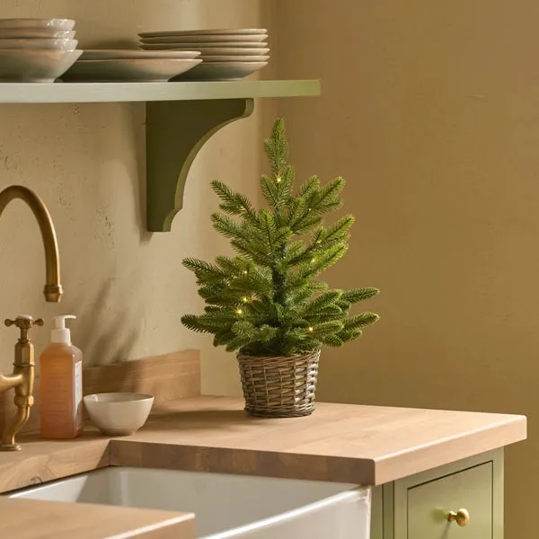 Normand Tabletop Pre-lit Christmas Tree, Small – Neptune