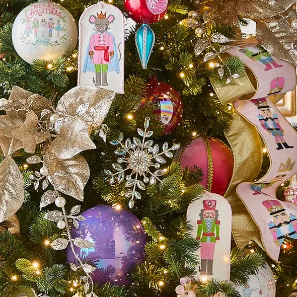 Nutcracker Christmas Tree Theme 2026 | Nutcracker Ornaments & Decor