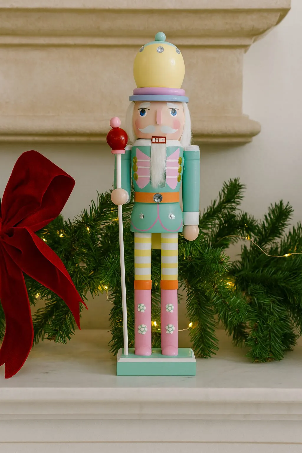 Nutcracker! Magical Christmas Ballet - Pastel Holiday Lollipop Nutcracker  (12 inches) - Nutcracker.com Store
